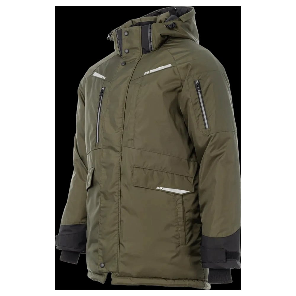 Зимняя куртка-парка Brodeks KW215, хаки, XL KW215KHAKXL