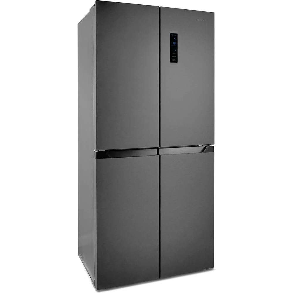 Холодильник Centek INOX INVERTER No-Frost<468л (185л/283л)> 795х656х1800мм(ШхГхВ), А+ CT-4300 Графит