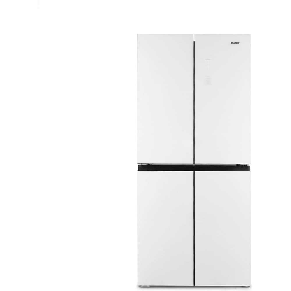Холодильник Centek Стекл INVERTER No-Frost<468л (185л/283л)> 795х656х1800мм(ШхГхВ), А+ CT-4301 Белый