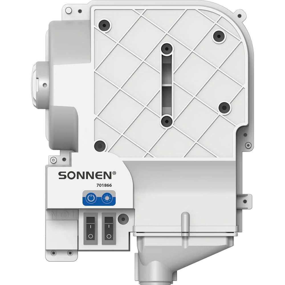 Сушилка для рук SONNEN HSD-A3880, 1200 Вт, скрытого монтажа, 95 м/с, пластик, белая, 701866