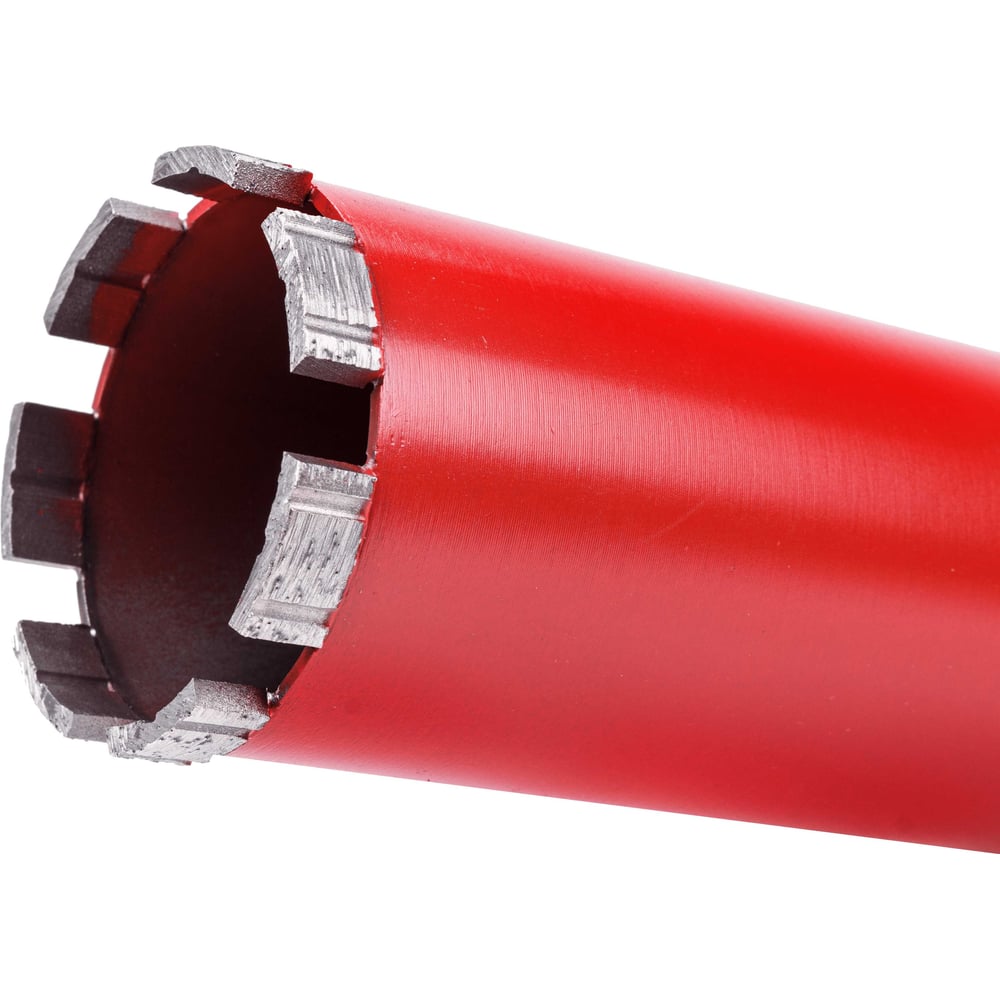Коронка DERZHI для алмазного сверления 72х580/600мм, 7 сегментов, резьба 1 1/4UNC 580-072