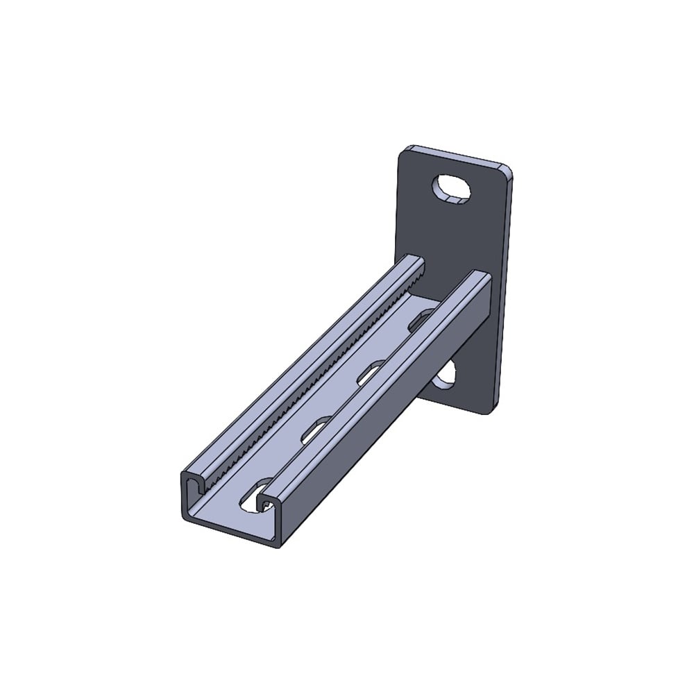 Настенный кронштейн CABLIDERTRAYS Strut (41х21х2,0) основание (120х50х4/6) 300мм НКС1(сн)-300