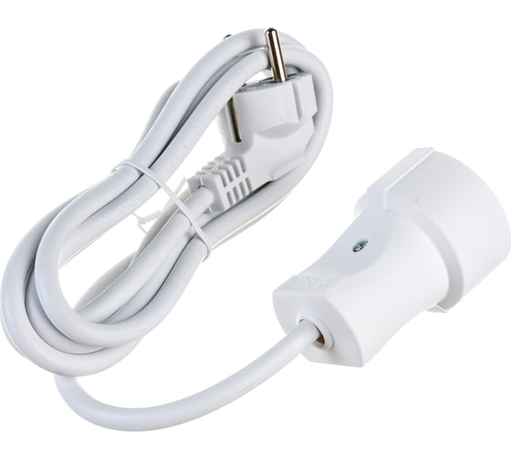 Изображение товара Удлинитель AY-KA штепсельный 1 гнездо с заземлением, 2м. 7711702