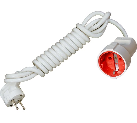 Изображение товара Удлинитель AY-KA штепсельный 1 гнездо с заземлением, 10м. 7711710