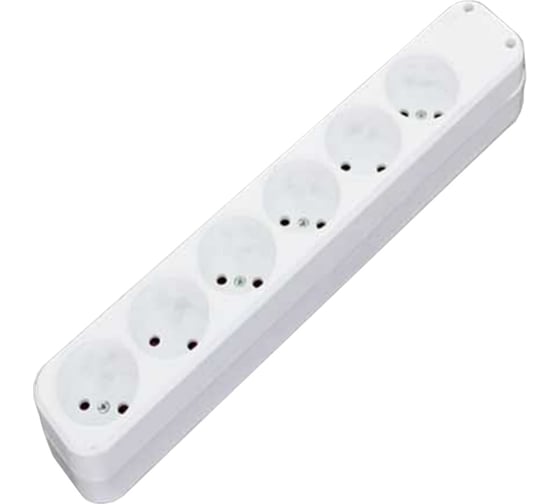 Изображение товара Удлинитель AY-KA 6-местная, без заземления, шторки 2м. кабель 2х0,75 мм 8861002