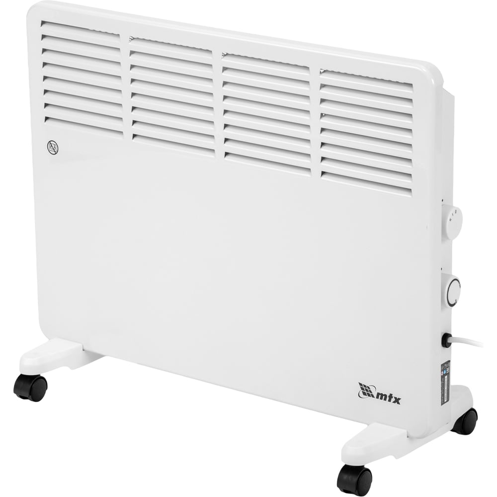 Изображение товара Конвектор электрический MTX STH-1500, 1500 Вт, стич-элемент, термостат, колеса 98108 Изображение товара Конвектор электрический MTX STH-1500, 1500 Вт, стич-элемент, термостат, колеса 98108