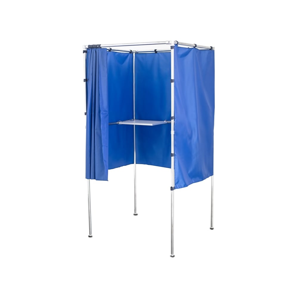 Кабина для голосвания односекционная Rusbarrier KG-1 BLUE + сумка