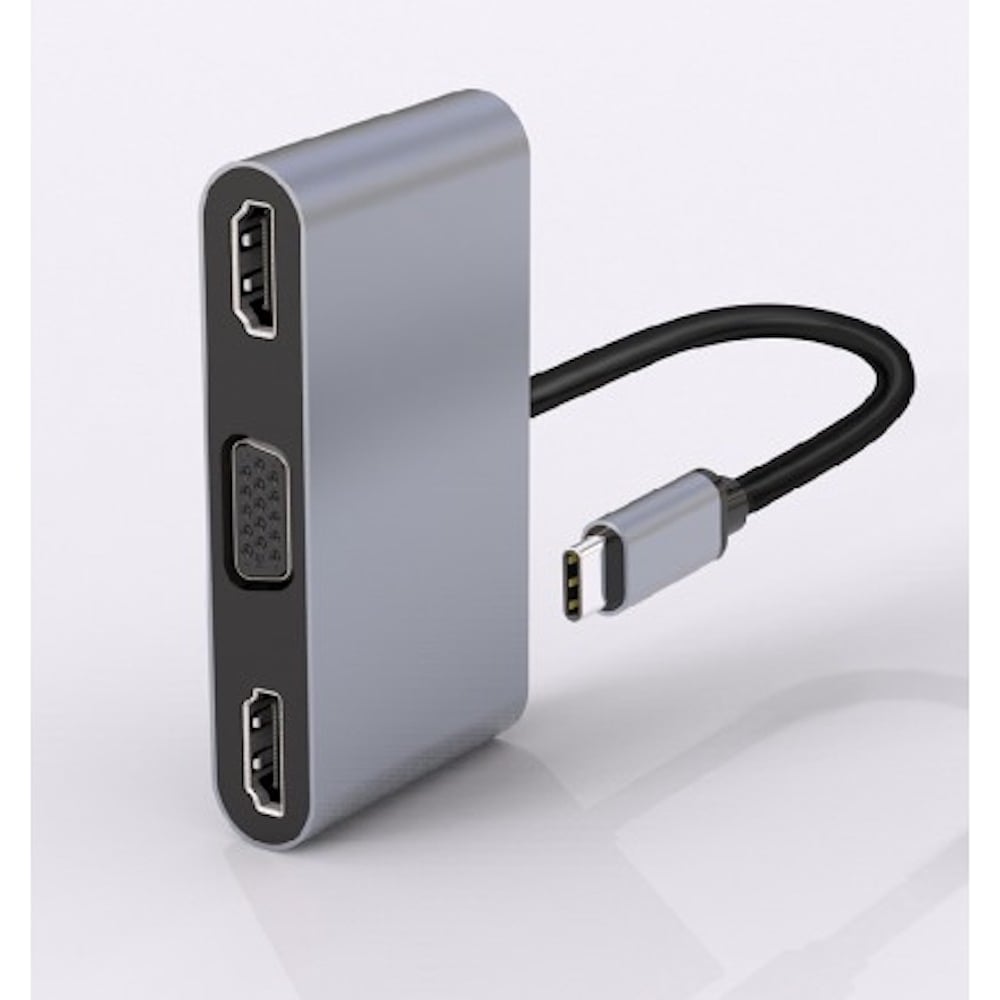 Док станция KS-is USB-C 5 в 1 KS-476