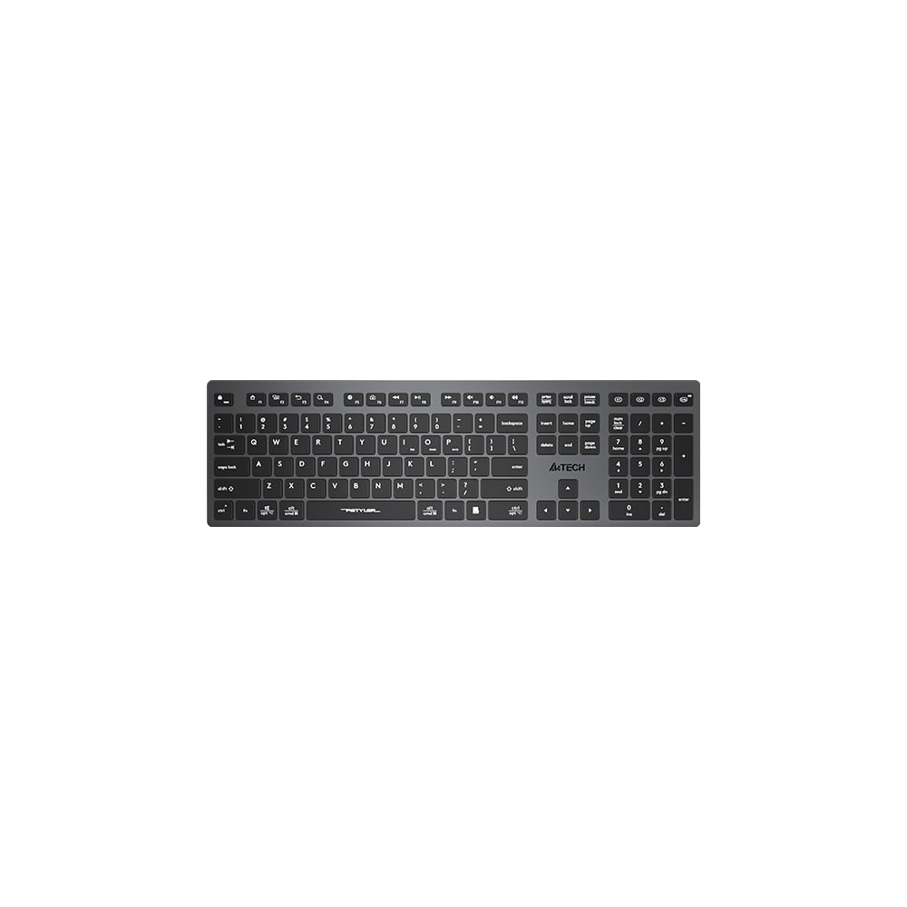 Клавиатура A4TECH FBX50C белый USB беспроводная BT/Radio slim Multimedia (FBX50C WHITE) 1678068