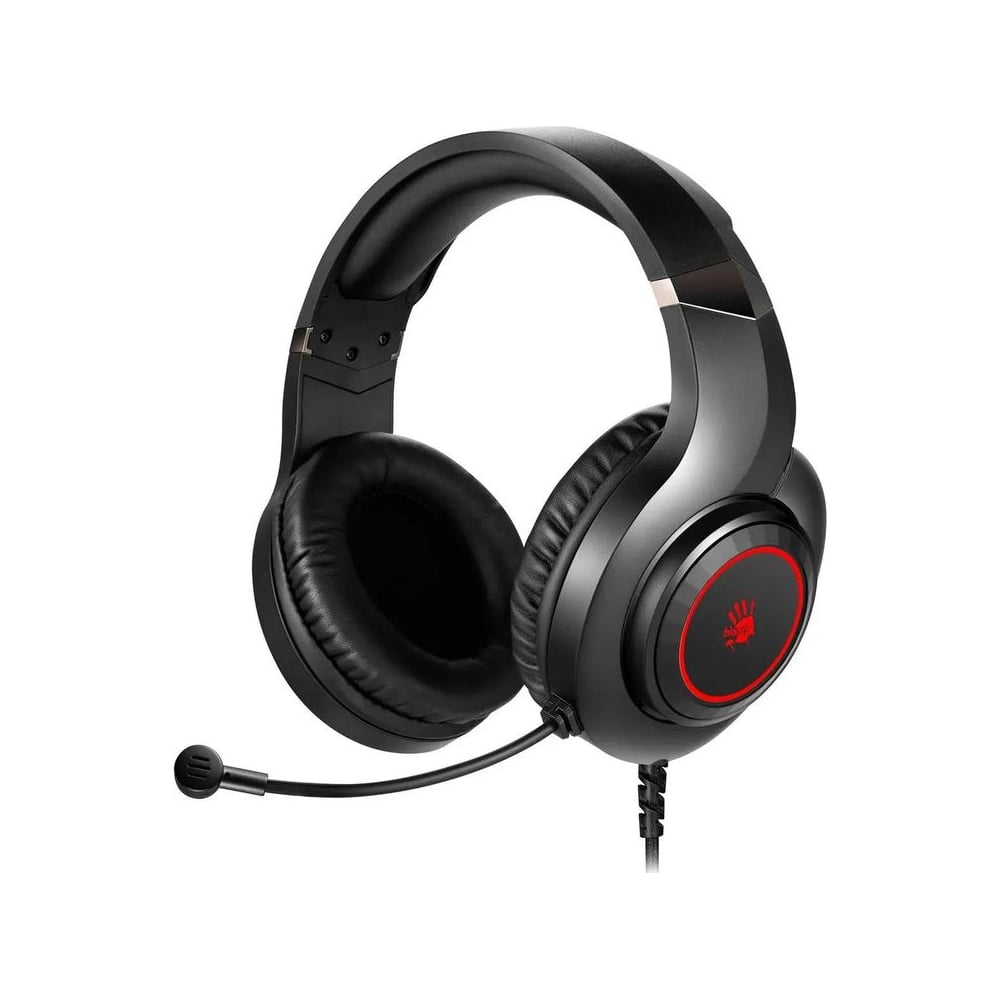 Наушники с микрофоном A4TECH Bloody G220S черный 2м мониторные USB (G220S USB/ BLACK) 1431310