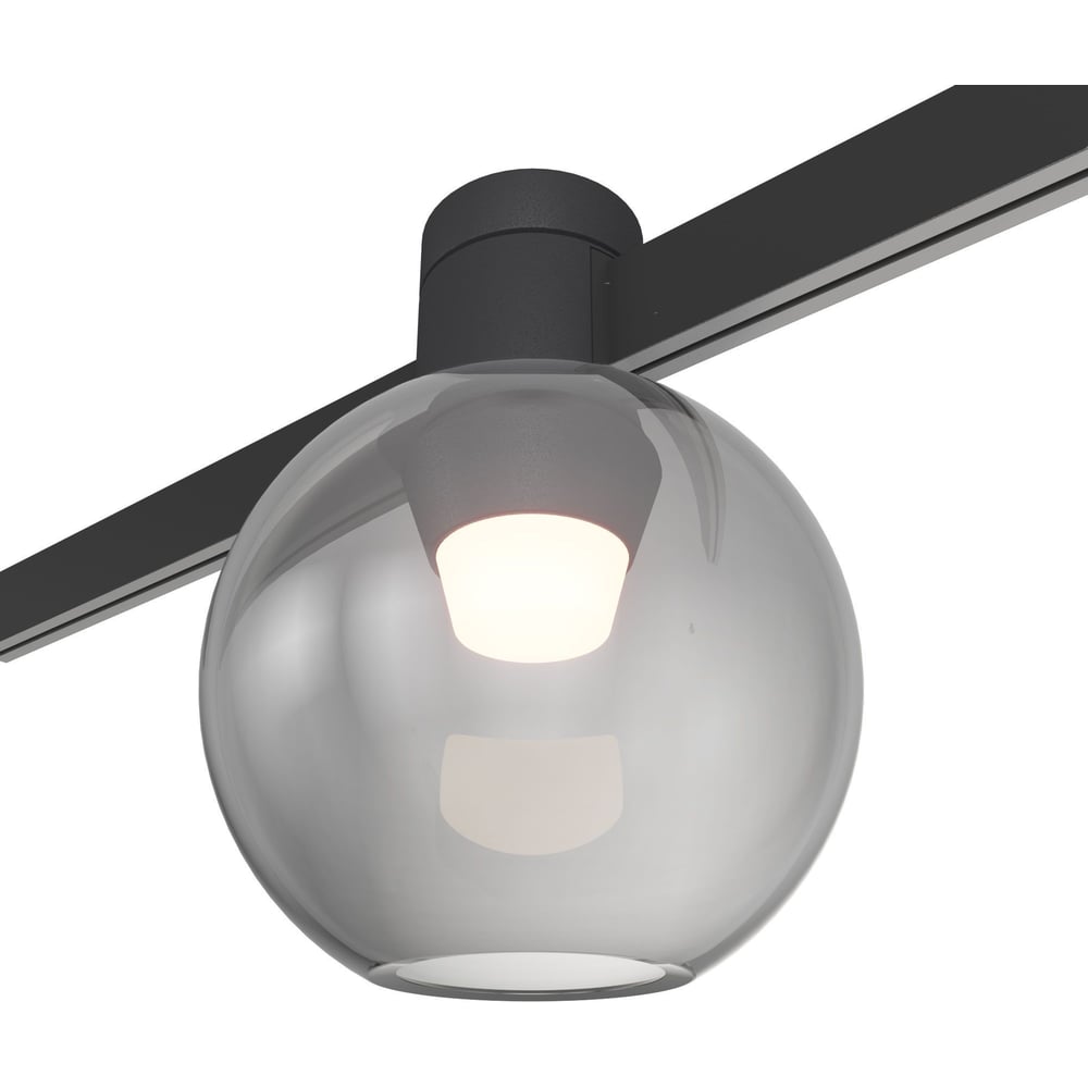 Магнитный трековый светильник ST Luce FARM Черный LED 1*3W 4000K 89Lm Ra90 120 IP20 D85xH115 2 ST819.446.03