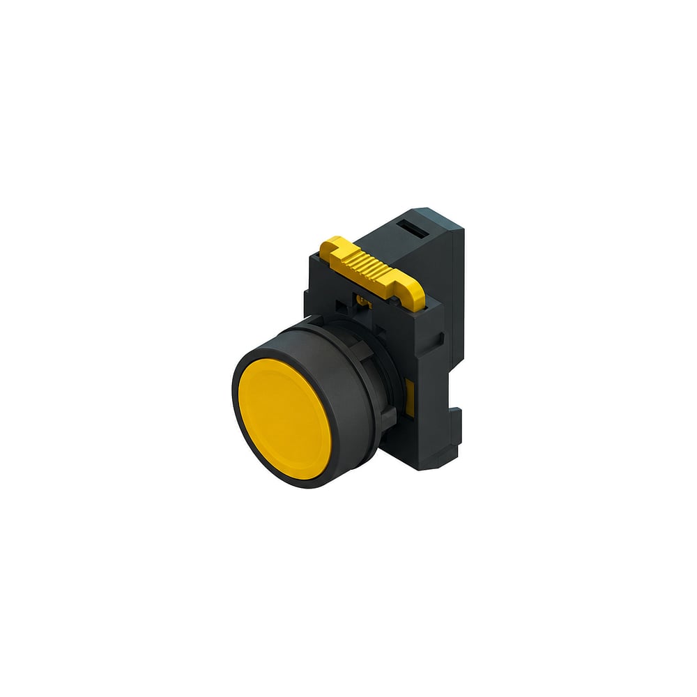 Кнопка EKF SB-31 плоская с фиксацией 1NС желтая IP65 SB-3101-Y