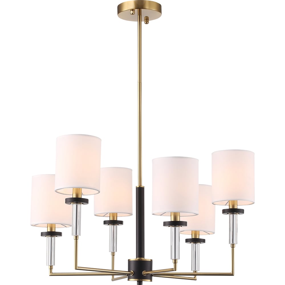 Изображение товара Люстра подвесная ST Luce Латунь/прозрачный E14*6 40W SL1404.303.06 Изображение товара Люстра подвесная ST Luce Латунь/прозрачный E14*6 40W SL1404.303.06