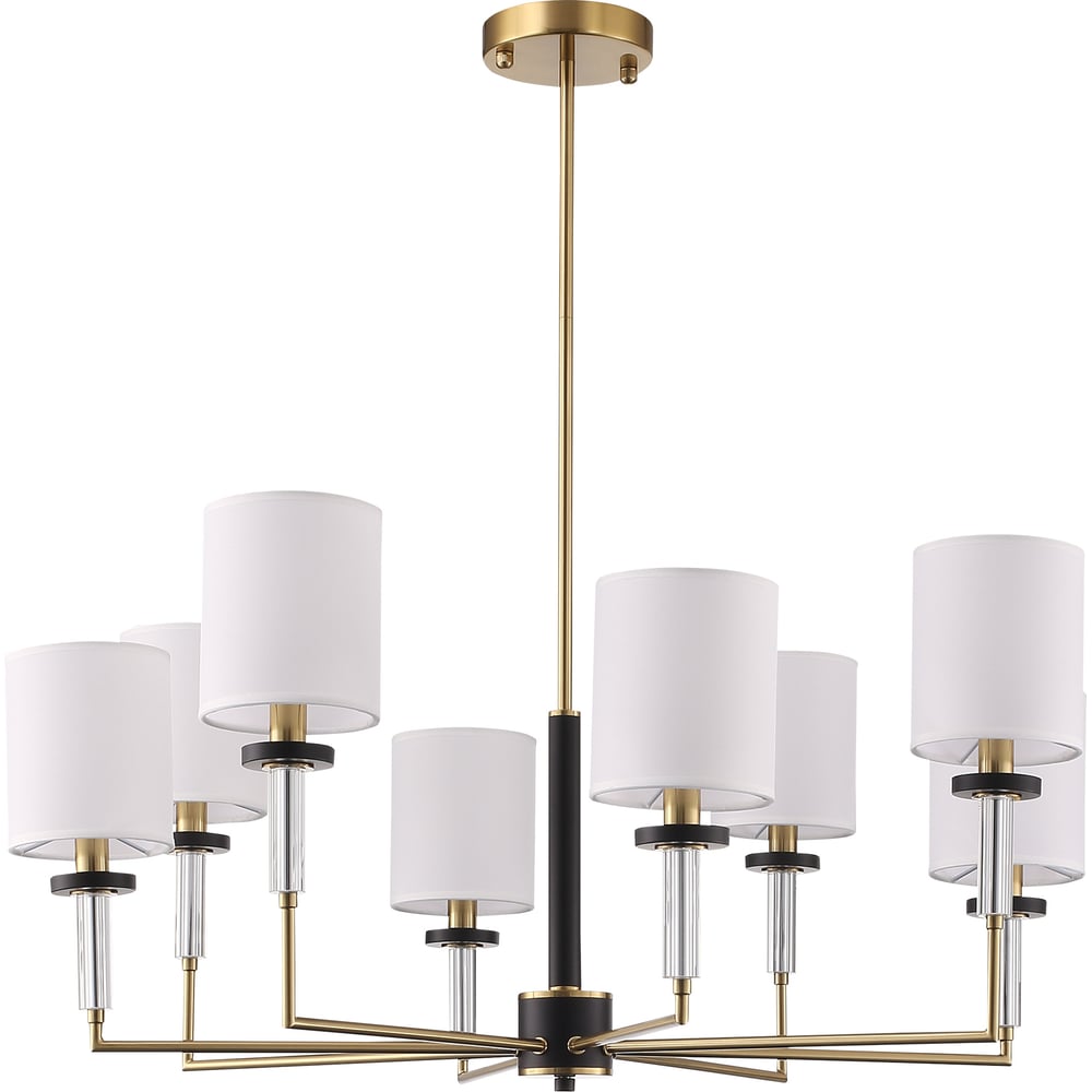 Изображение товара Люстра подвесная ST Luce Латунь/прозрачный E14*8 40W SL1404.303.08 Изображение товара Люстра подвесная ST Luce Латунь/прозрачный E14*8 40W SL1404.303.08