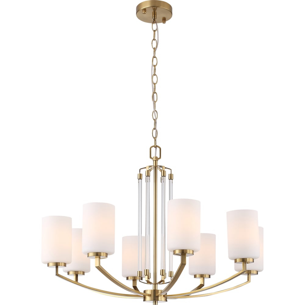 Изображение товара Люстра подвесная ST Luce Латунь/прозрачный E27*8 40W SL1403.303.08 Изображение товара Люстра подвесная ST Luce Латунь/прозрачный E27*8 40W SL1403.303.08