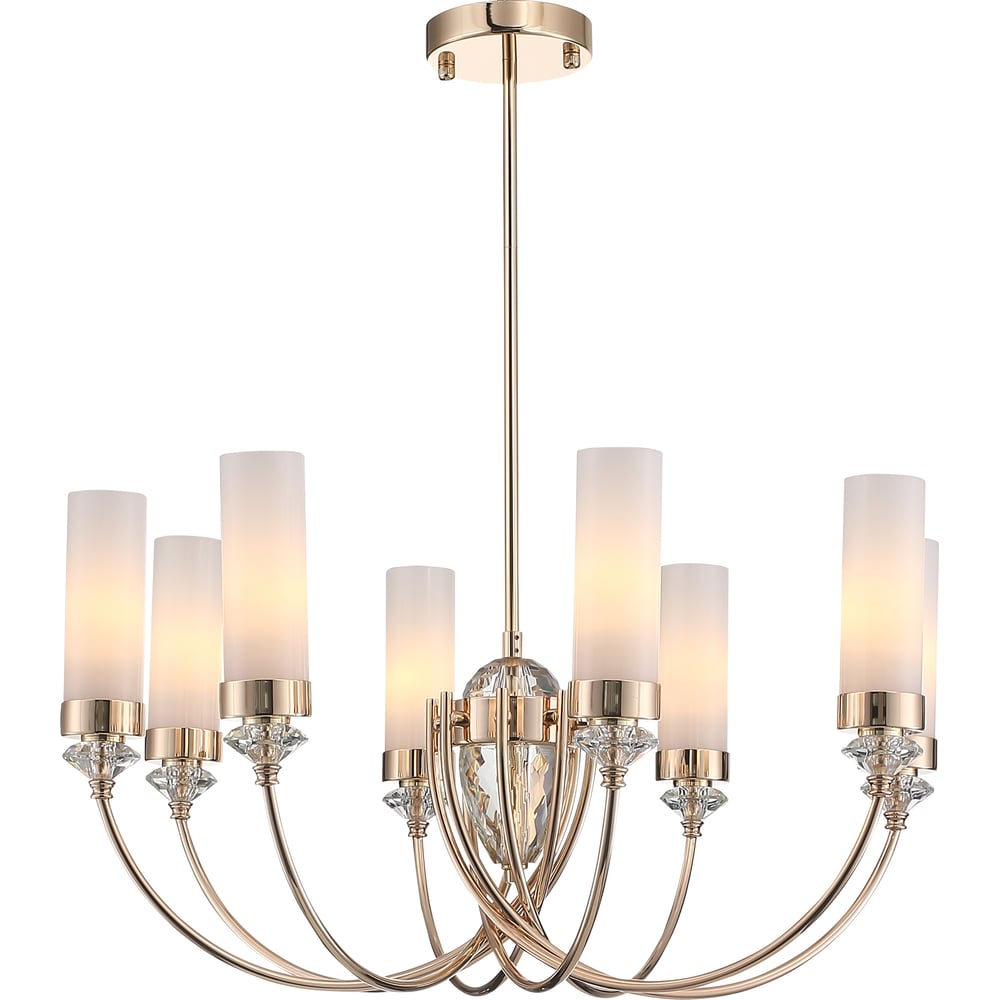 Изображение товара Люстра подвесная ST Luce Золото/белый E14*8 40W SL1402.253.08