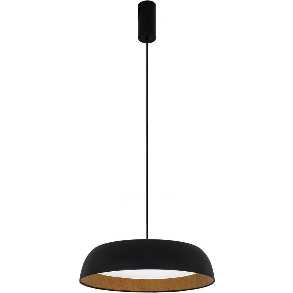 Изображение товара Светильник подвесной Evoluce Черный, Древесный/белая LED 1*30W 4000K SLE1812-403-01