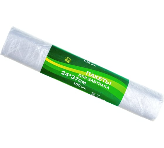 Изображение товара Пакеты для завтрака РемоКолор 24x37 100шт 61-1-025