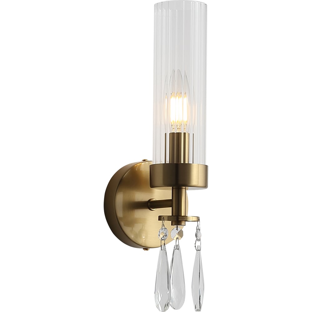 Изображение товара Светильник настенный ST Luce Латунь/прозрачный E14*1 40W SL1400.301.01