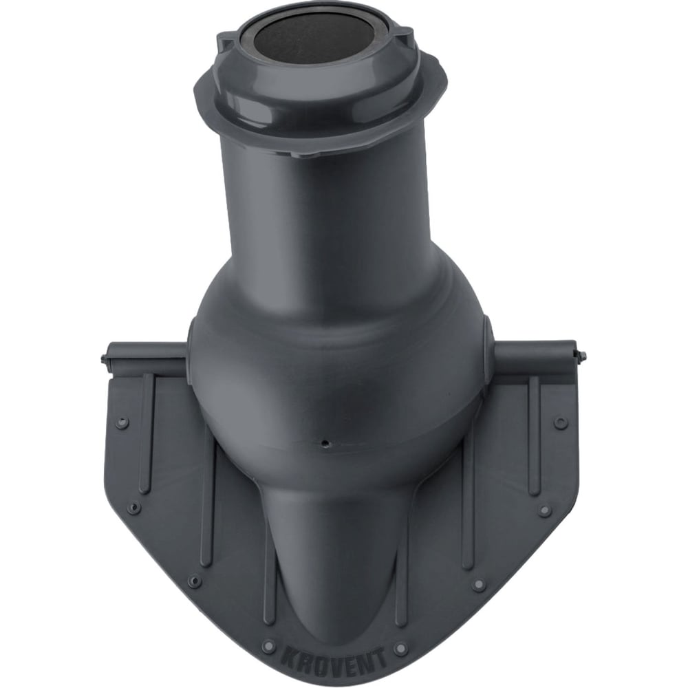 Выход канализации коньковый KROVENT Pipe-Cone 125/100 серый 836285