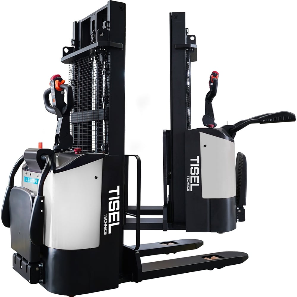 Изображение товара Штабелер самоходный TISELTECHNICS TISEL ES15N DX360 Duplex ,1500kg-3600mm-1150x570mm, литий ионная АКБ B24V/60Ah, CH 24V/25A Ext; платформа оператора НФ-00005918