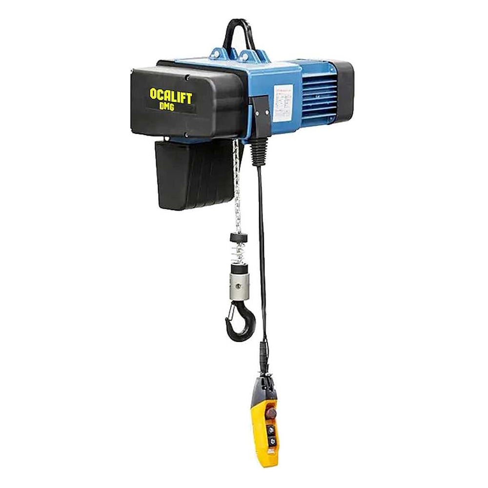 Таль электрическая цепная OCALIFT ТЭЦ DMG 2501D 250кг 3м 8/2м/мин, стационарная 380в dmg02501dn3m
