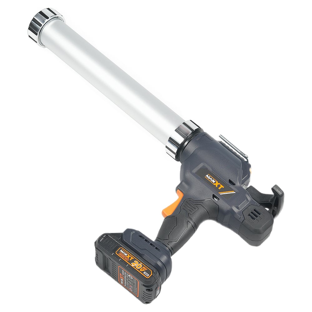 Аккумуляторный пистолет для герметика MAXXT 20V/2.0AH, 0,6 л, в пластиковом кейсе, 2 АК MDCG20V2X2P