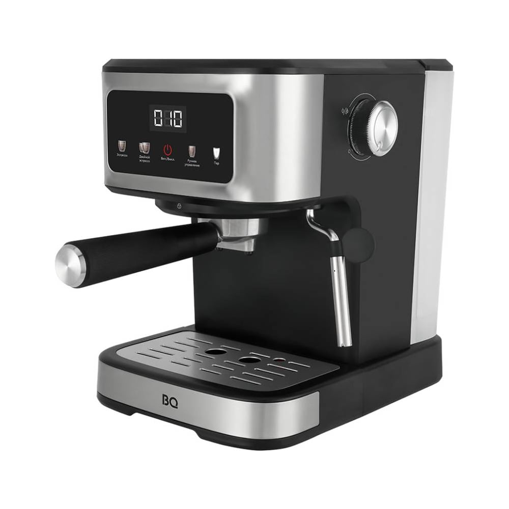 Кофеварка эспрессо BQ ECM1077M стально-черная 86215694