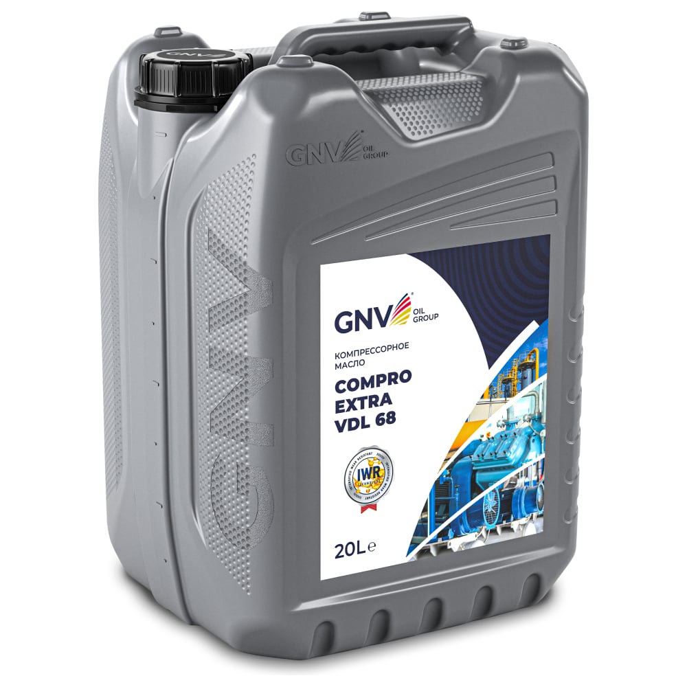 Изображение товара Компрессорное масло GNV Compro Extra VDL 68 канистра 20 л GCE101660401451V068020 Изображение товара Компрессорное масло GNV Compro Extra VDL 68 канистра 20 л GCE101660401451V068020