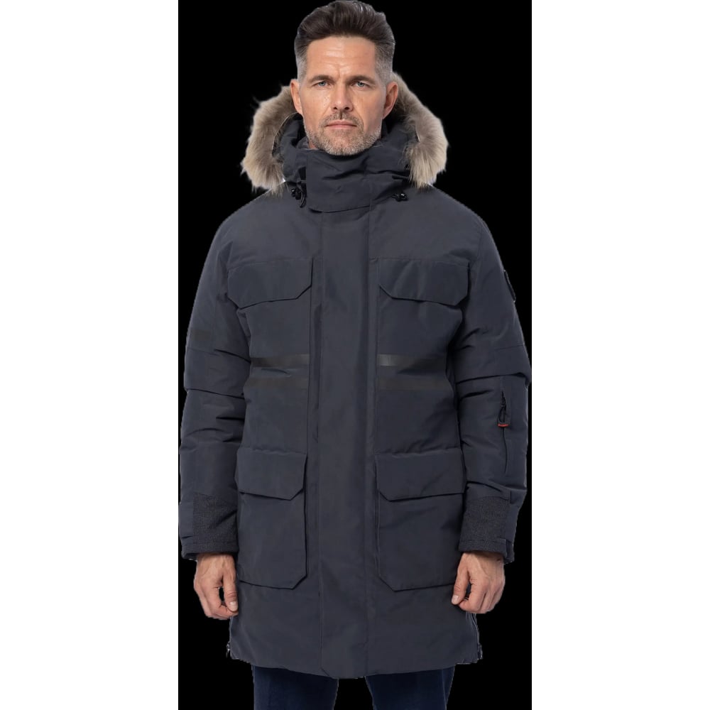 Зимняя пуховая куртка-парка Brodeks Premium KW 233, темно-серый,XXL KW233GREY2XL