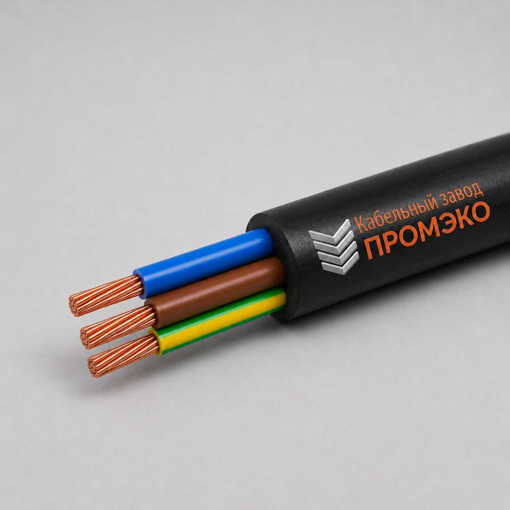 Изображение товара Провод ПВС 3х 0,75 черный (бухта 10м) ГОСТ Промэко kz8004300710 Изображение товара Провод ПВС 3х 0,75 черный (бухта 10м) ГОСТ Промэко kz8004300710