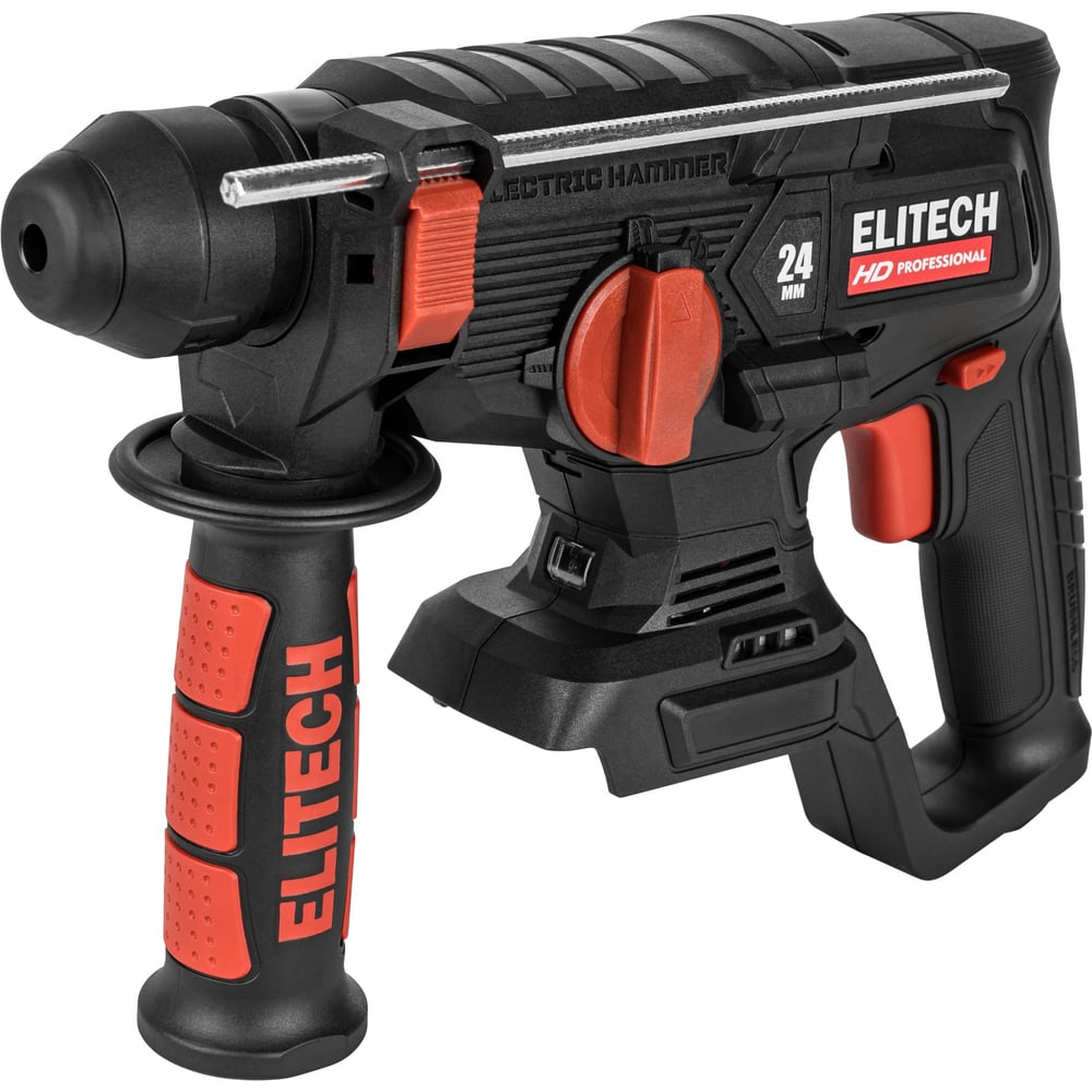 Перфоратор аккумуляторный Elitech CRH 2024BL (SDS+, 2,5Дж, 20В, без АКБ) HD, 214704