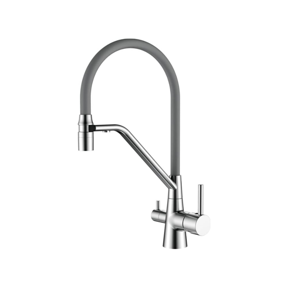 Смеситель для кухни Ledeme с гибким изливом L4897A-9