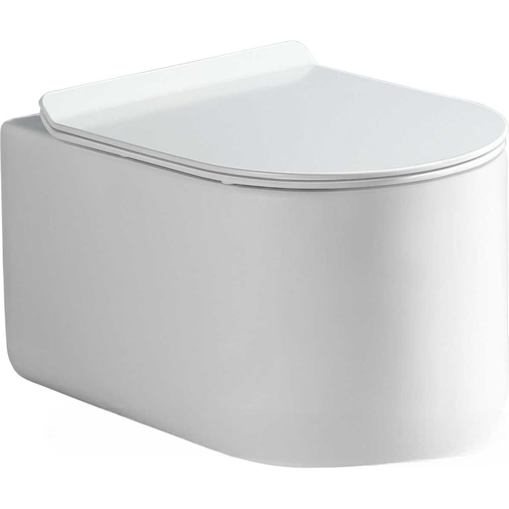 Унитаз с сиденьем Aquanet SMART 3.0 W TORNADO (Soft Close-SLIMSEAT) подвесной (384156) 00384156