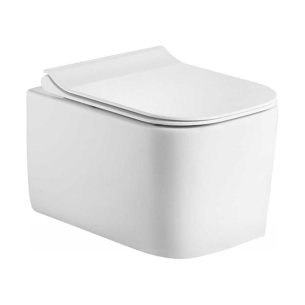 Изображение товара Унитаз с сиденьем Aquanet Вектор 3.0 W TORNADO (Soft Close-SLIMSEAT) подвесной (384155) 00384155