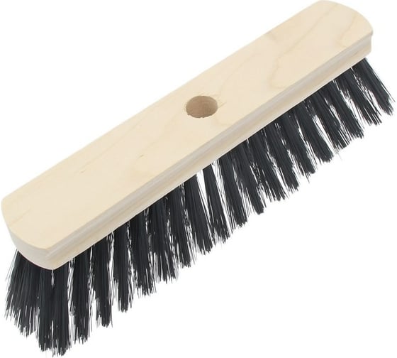 Изображение товара Тротуарная щетка РемоКолор на деревянной колодке 5-ти рядная, без черенка, без резьбы 275x45 мм 60-0-030