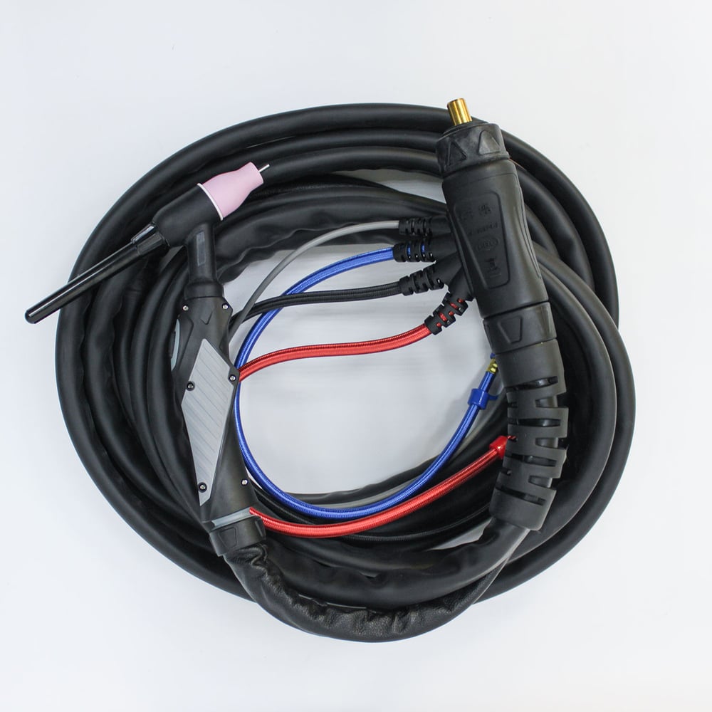 Горелка TIG Weissgauff WS55PRO 550A/жидк/2pin/M12x1/4m PRO55-12S1BW