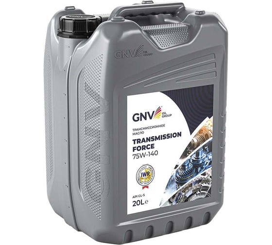 Изображение товара Трансмиссионное масло GNV Transmission Force 75W-140 GL-5/MT-1, 20 л GTF1112202111175140020