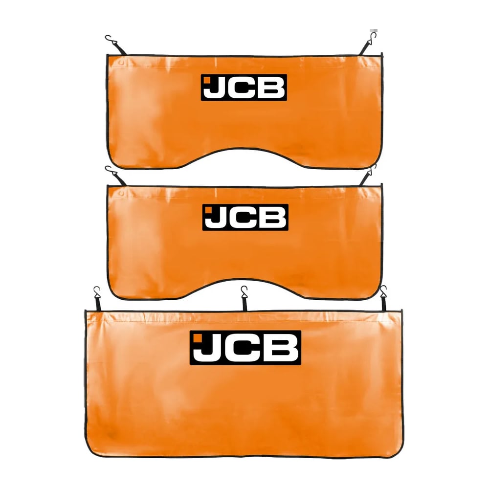Накидки защитные ПВХ JCB для а/м с магнитным креплением, комплект 3 шт. JCB-88804(66646)