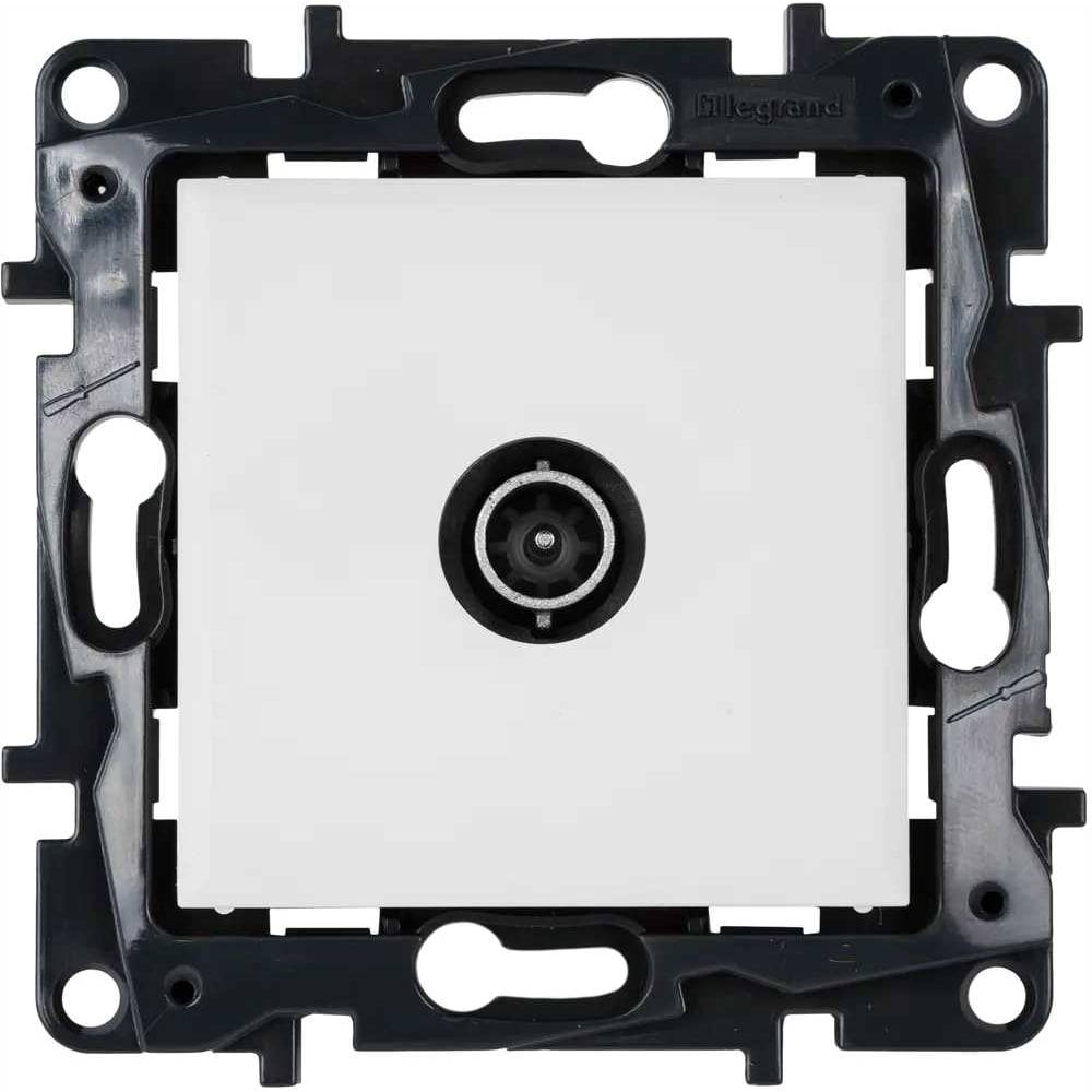 Розетка TV Legrand STRUCTURA проходная, белый 764270