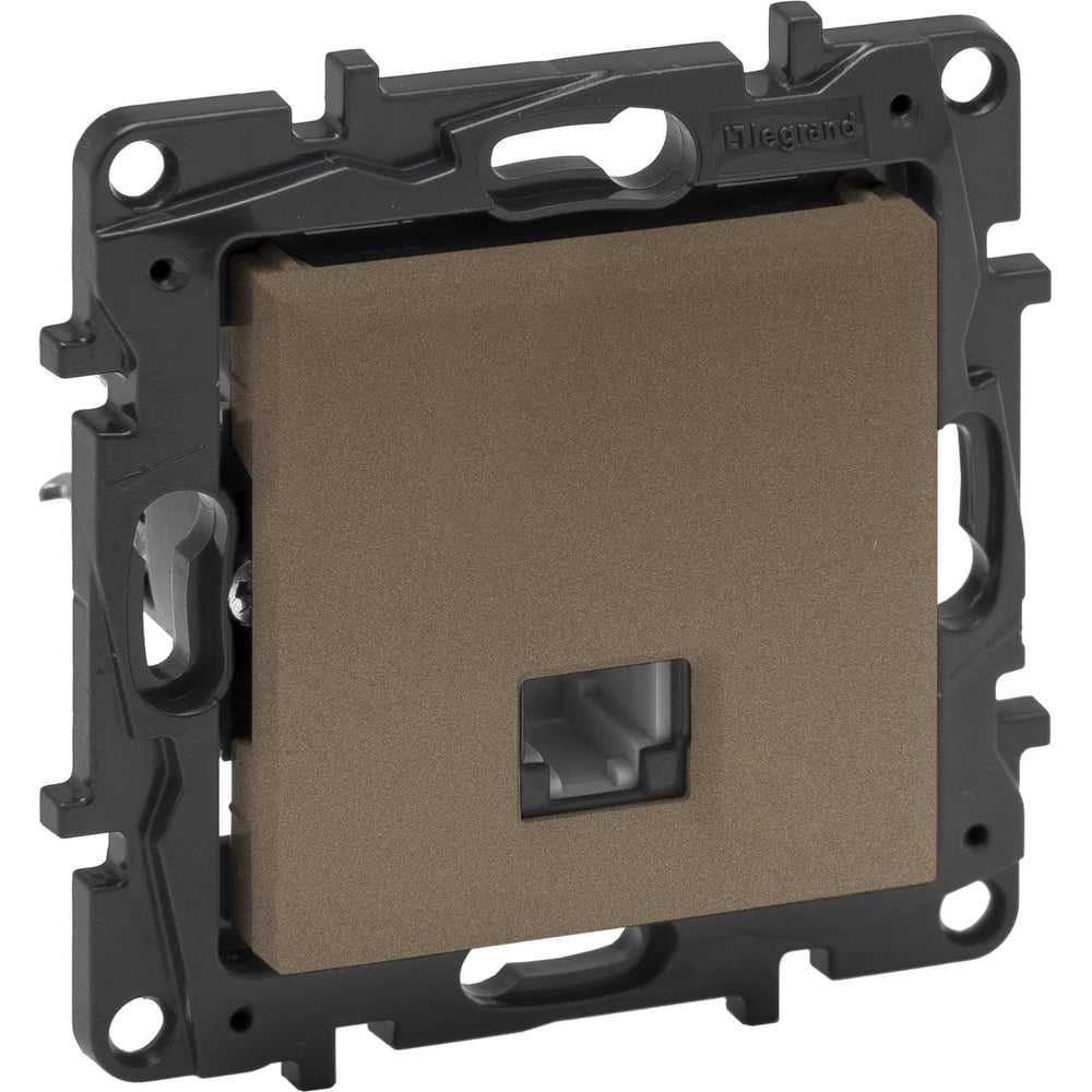 Розетка телефонная Legrand STRUCTURA RJ11, шампань 764292