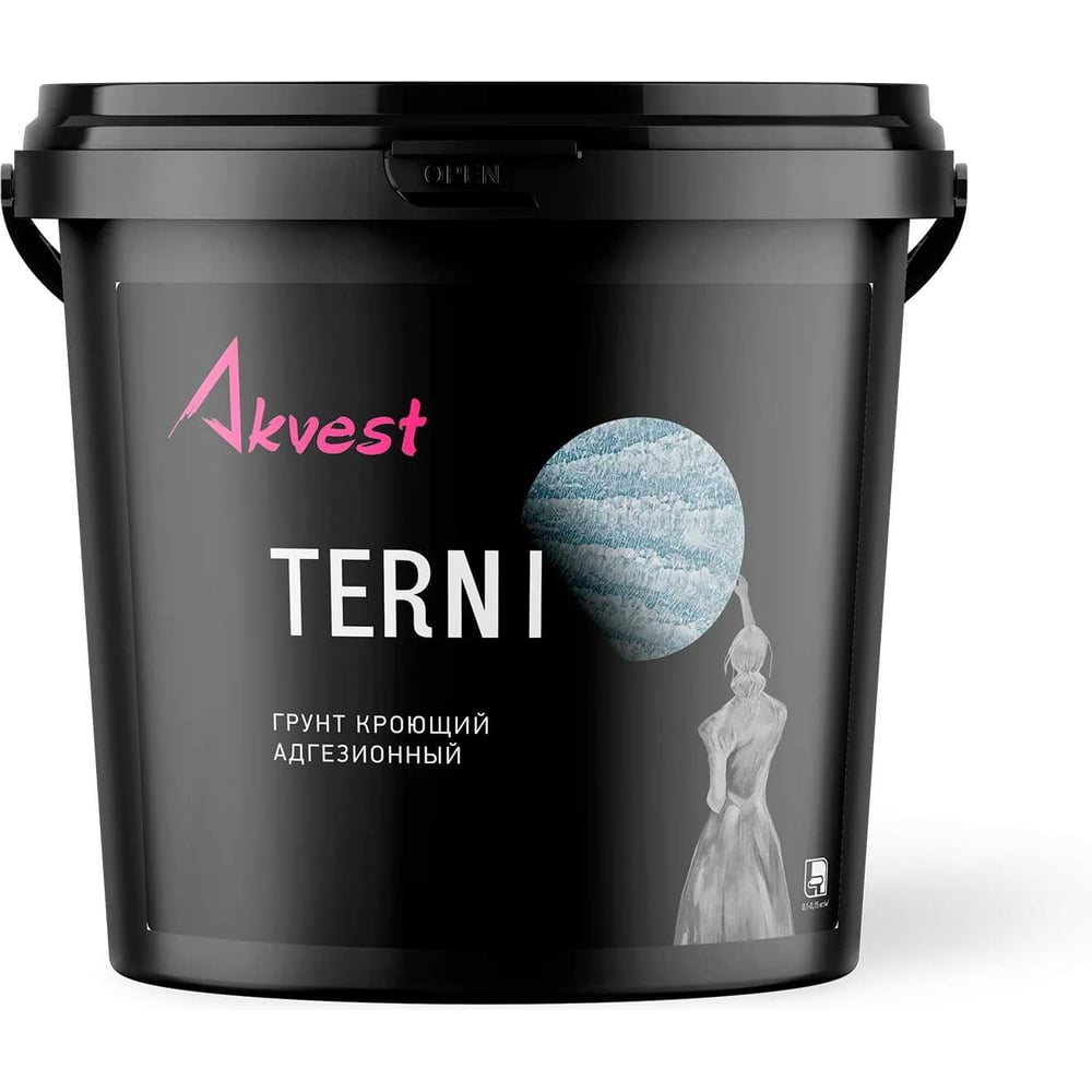Изображение товара Грунтовка адгезионная кроющая Akvest TERNI 15кг 11111-16 Изображение товара Грунтовка адгезионная кроющая Akvest TERNI 15кг 11111-16