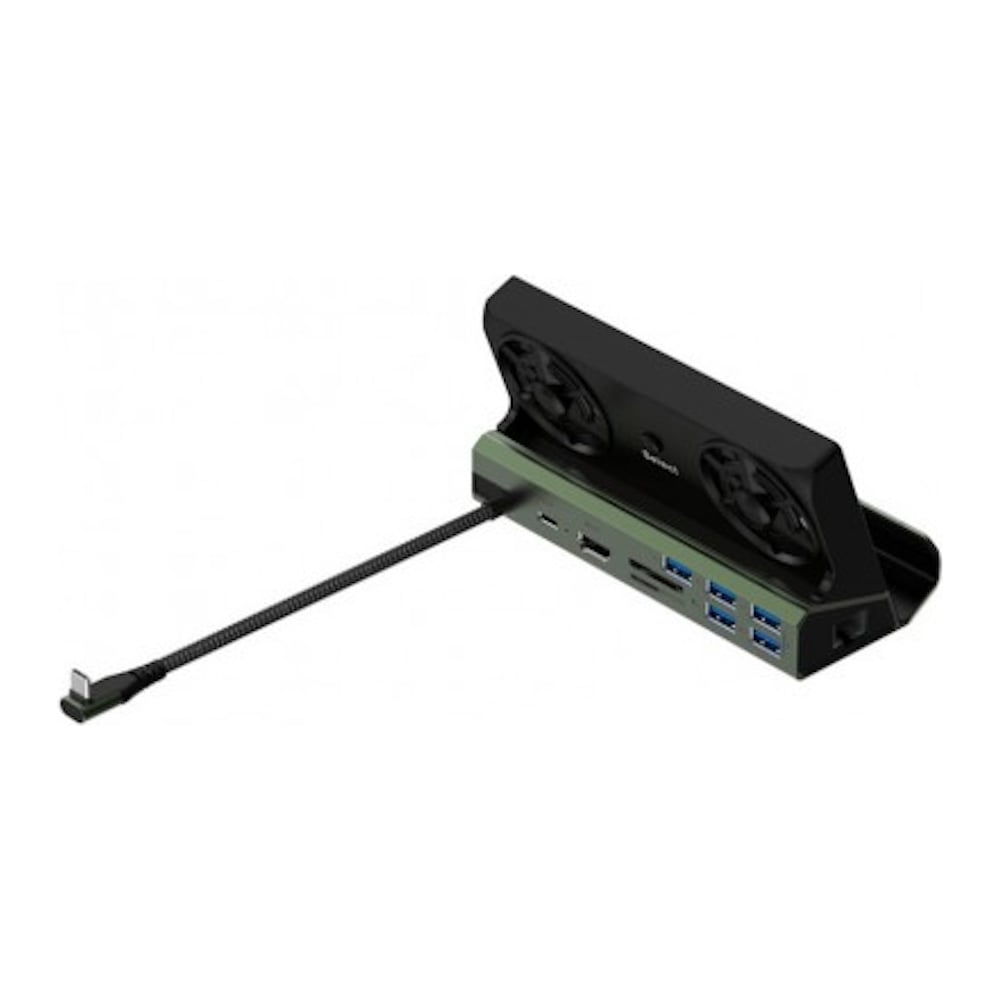 Док станция KS-is USB-C 9 в 1 () для Steam Deck с охлаждением KS-807