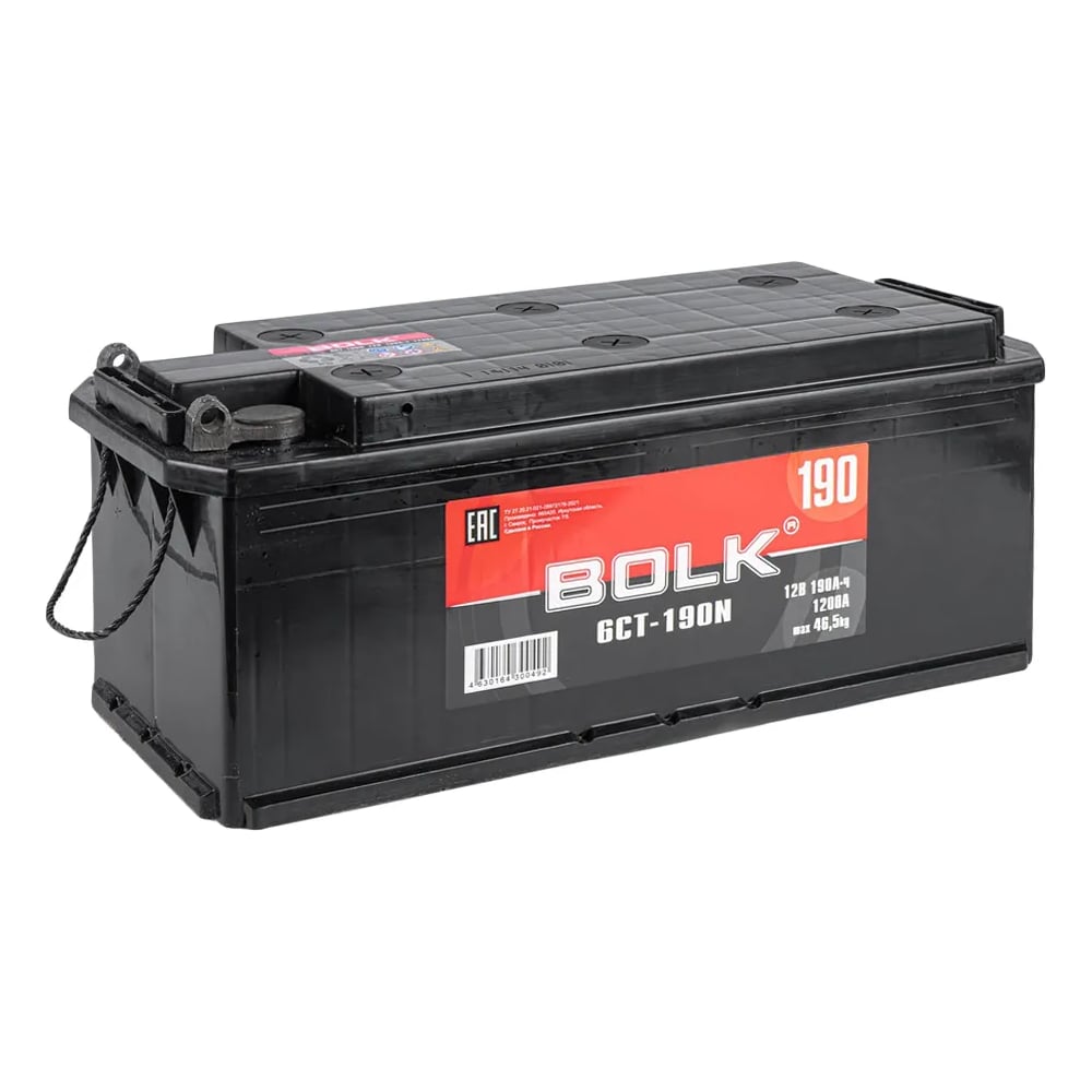 Изображение товара Аккумулятор BOLK Standart 190 А/ч R+(4) 514x218x210 B EN 1200 А BK 190-3-L-B Изображение товара Аккумулятор BOLK Standart 190 А/ч R+(4) 514x218x210 B EN 1200 А BK 190-3-L-B