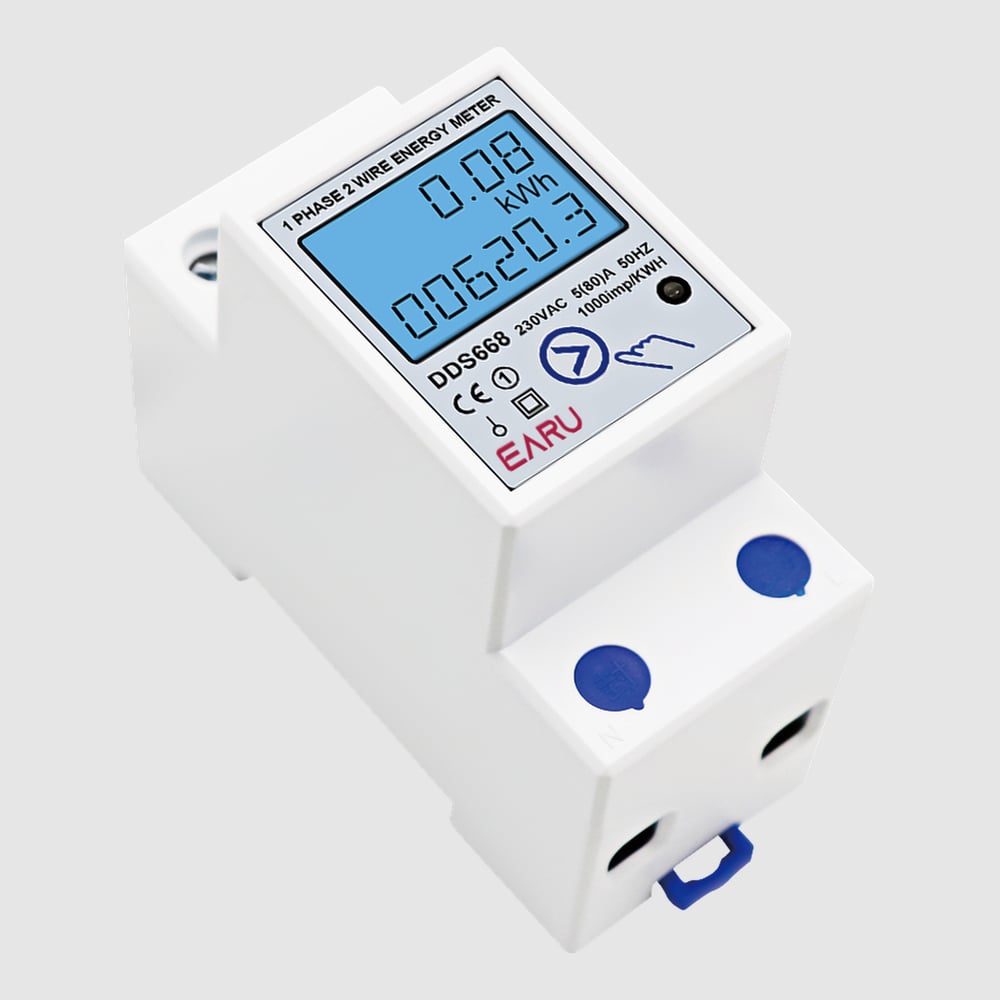 Изображение товара Электронный счетчик электрической энергии EARU DDS660 220V БП-00008045 Изображение товара Электронный счетчик электрической энергии EARU DDS660 220V БП-00008045