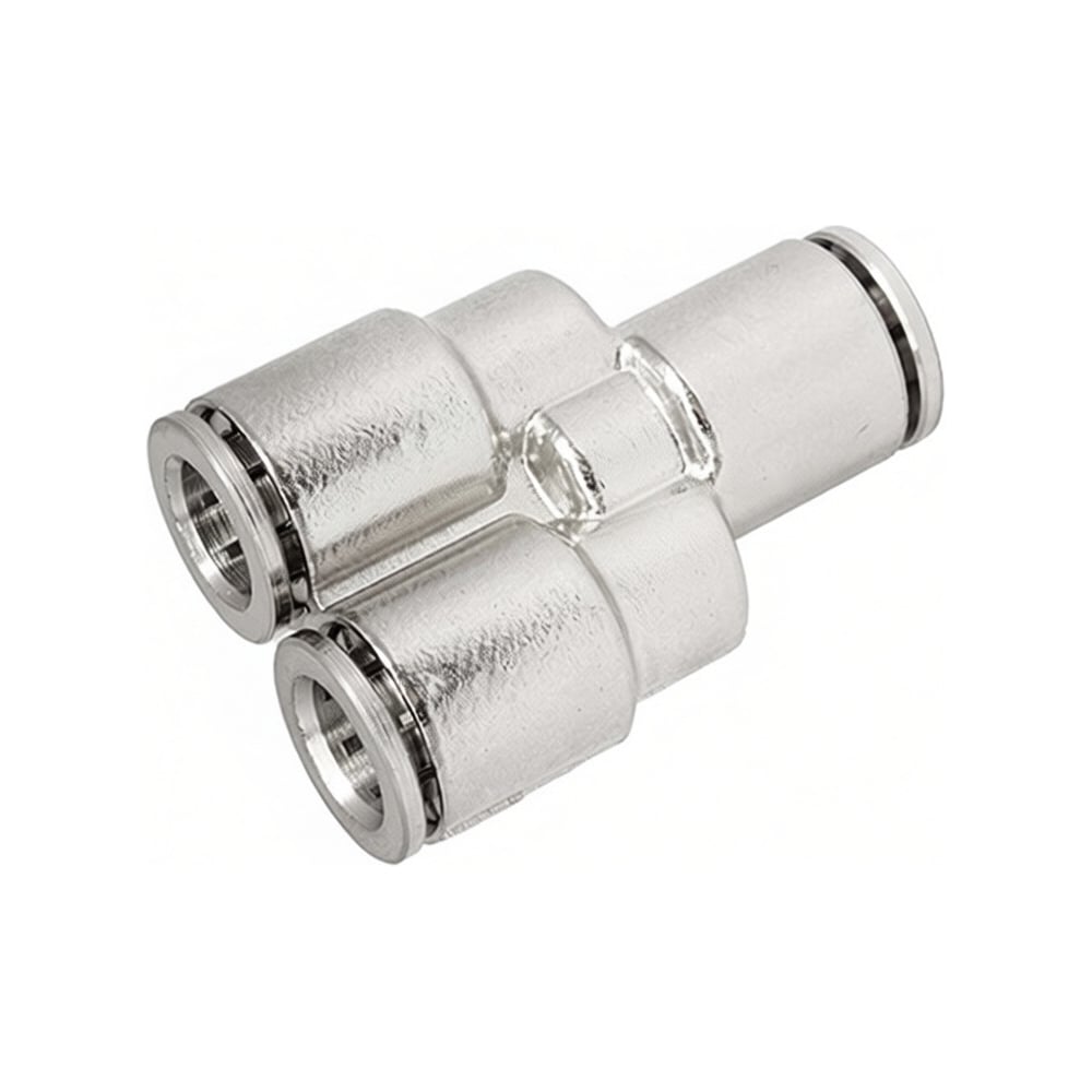 Фитинг цанговый Y-образный TITAN LOCK, 16 мм, нерж.сталь, тип PY, TLP-PY16SS