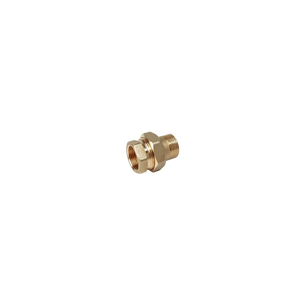 Фитинг прямой из 3 частей (американка) Giacomini 1, ВР-НР, хромированный GIA R18X005