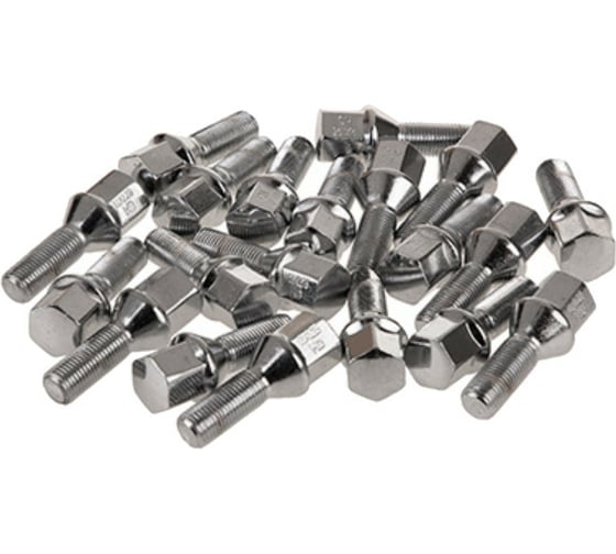 Изображение товара Болт колесный (20 шт; ключ 17 мм; M12x1.25x28) SKYWAY S10601002