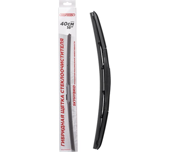 Изображение товара Щетка стеклоочистителя гибридная 40 см, 16" SKYWAY S02705003