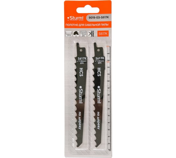 Изображение товара Полотна для сабельных пил Sturm ! 9019-03-S617K